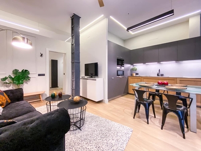 Modern apartment in the center of the city